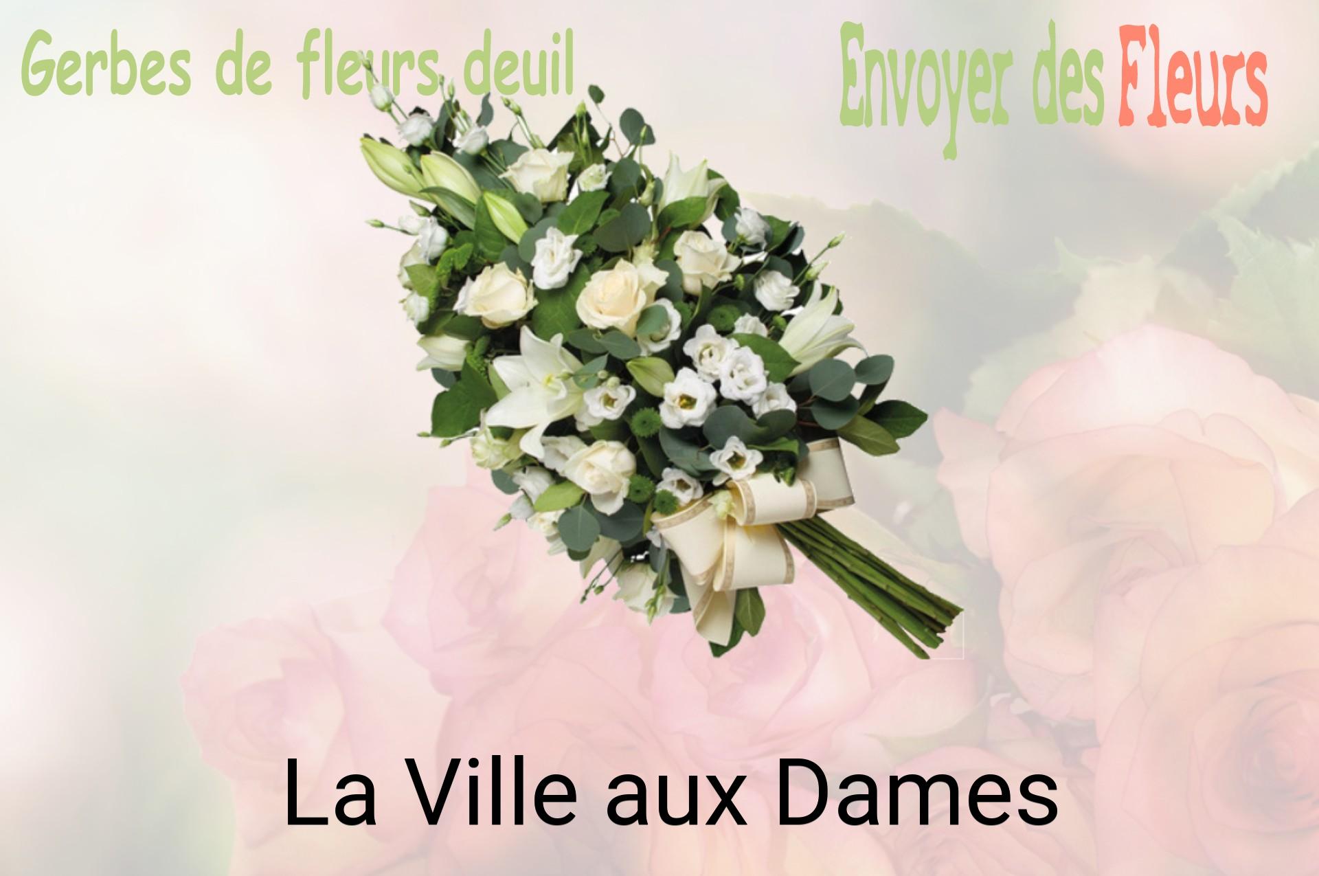 Gerbe de fleurs de deuil livrée à La Ville-aux-Dames